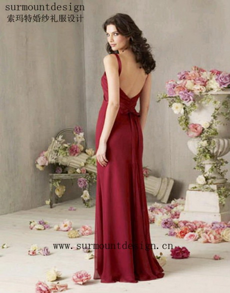 vestidos-rojo-vino-23-8 Vino-crvene haljine