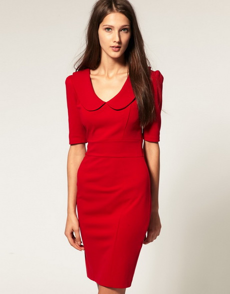 vestidos-rojos-casuales-30-2 Casual crvene haljine