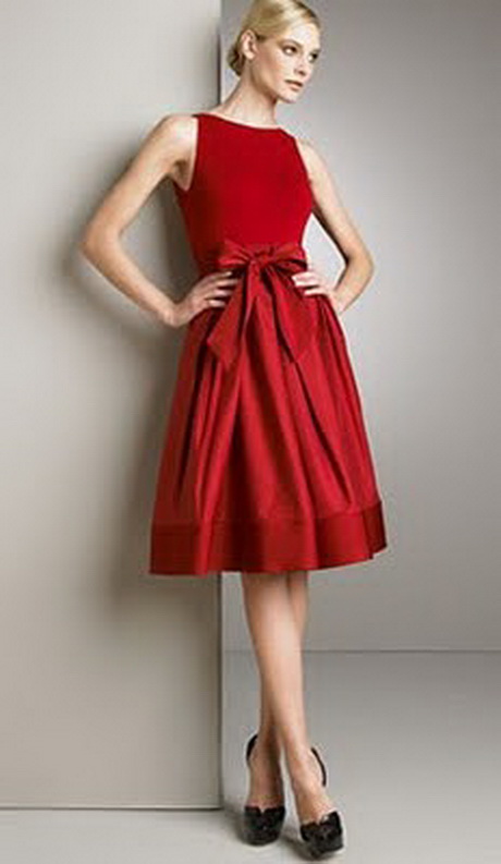 vestidos-rojos-de-coctel-49-6 Crvene koktel haljine