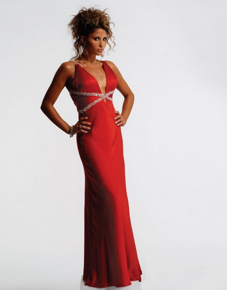 vestidos-rojos-de-fiestas-60-3 Crvene haljine za odmor