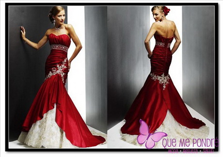vestidos-rojos-de-novia-60-12 Crvena vjenčanica