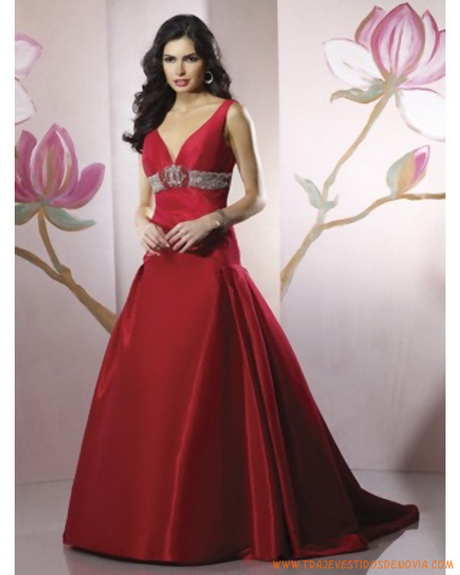 vestidos-rojos-elegantes-largos-96-11 Duge elegantne crvene haljine