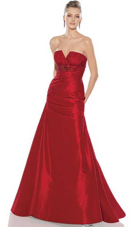 vestidos-rojos-largos-de-boda-73-14 Duge crvene vjenčanice