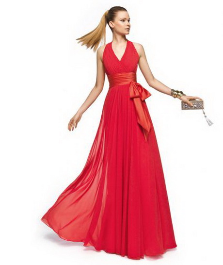 Duge crvene haljine za vjenčanje