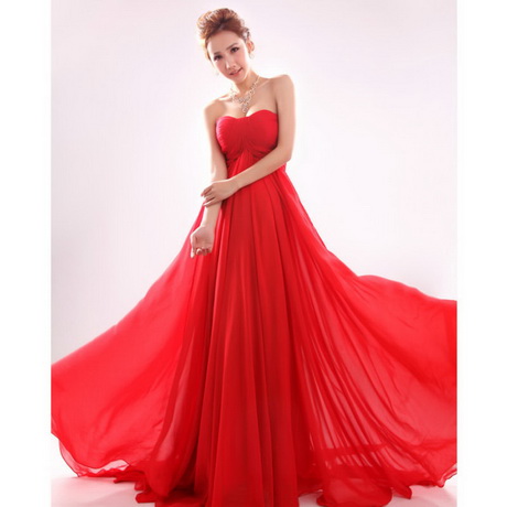 vestidos-rojos-strapless-45-16 Kaiša crvene haljine