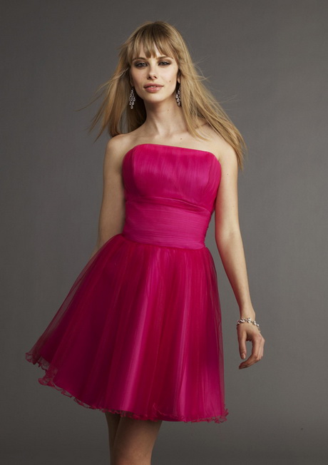 vestidos-rosas-cortos-03-11 Kratke ružičaste haljine