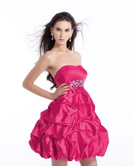vestidos-rosas-cortos-03-6 Kratke ružičaste haljine