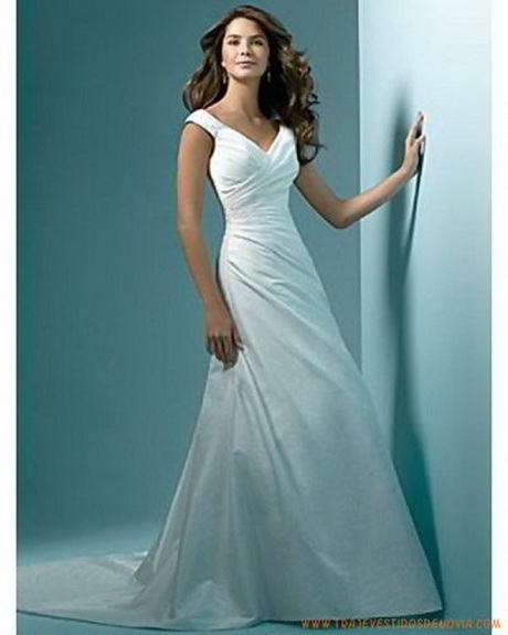 vestidos-sencillos-para-bodas-41-9 Jednostavne vjenčanice