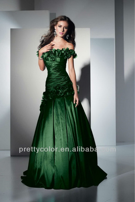 vestidos-verdes-de-noche-93-12 Zelena večernja haljina
