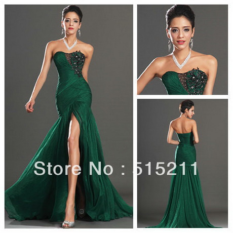 vestidos-verdes-de-noche-93-13 Zelena večernja haljina