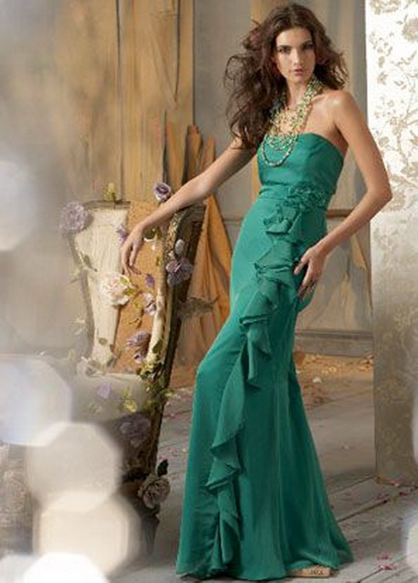 vestidos-verdes-de-noche-93-4 Zelena večernja haljina