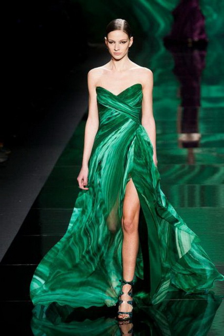 vestidos-verdes-de-noche-93 Zelena večernja haljina