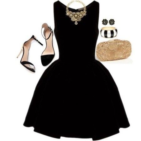 accesorios-para-un-vestido-negro-corto-65_15 Pribor za kratku crnu haljinu