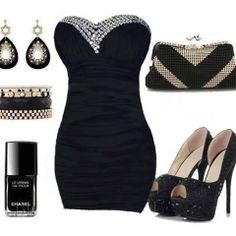 accesorios-para-vestido-negro-corto-78_20 Pribor za kratku crnu haljinu