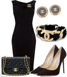 combinacion-para-un-vestido-negro-70_7 Kombinacija za crnu haljinu