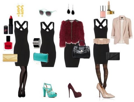 combinaciones-para-vestido-negro-30_13 Kombinacije za crnu haljinu