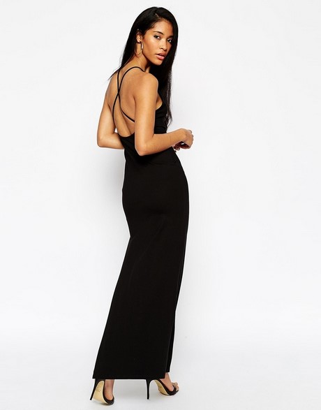 combinar-vestido-largo-negro-90_18 Kombinirajte crnu dugu haljinu