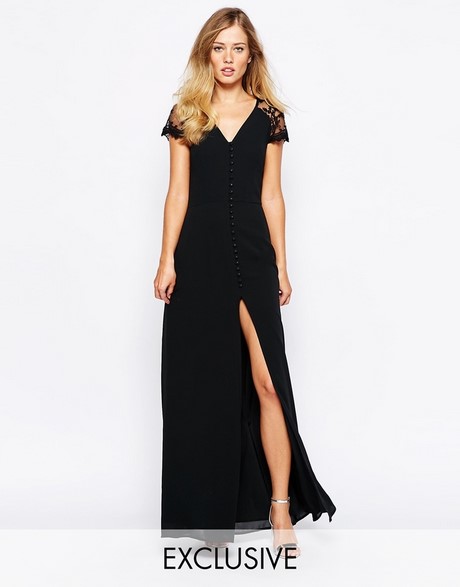 combinar-vestido-largo-negro-90_5 Kombinirajte crnu dugu haljinu