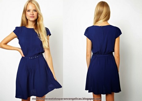 modelo-de-vestido-azul-70_15 Model plave haljine