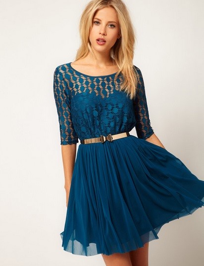 modelo-de-vestido-azul-70_16 Model plave haljine