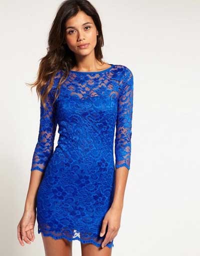 modelo-de-vestido-azul-70_9 Model plave haljine
