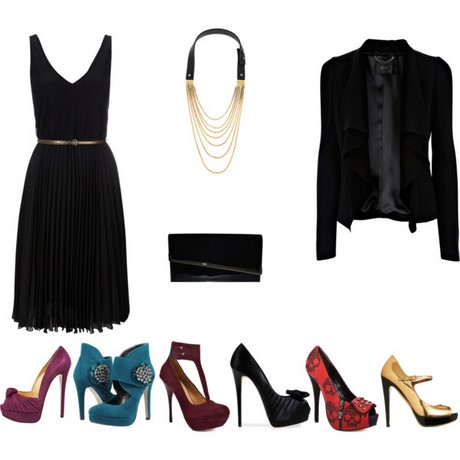 que-zapatos-combinan-con-un-vestido-negro-97_10 Koje su cipele u kombinaciji s crnom haljinom