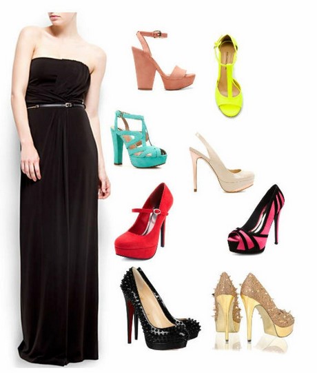 que-zapatos-combinan-con-un-vestido-negro-97_7 Koje su cipele u kombinaciji s crnom haljinom