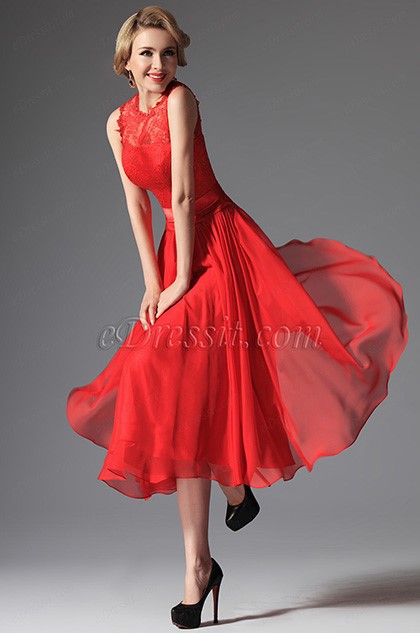 vestido-cocktail-rojo-15_8 Crvena koktel haljina