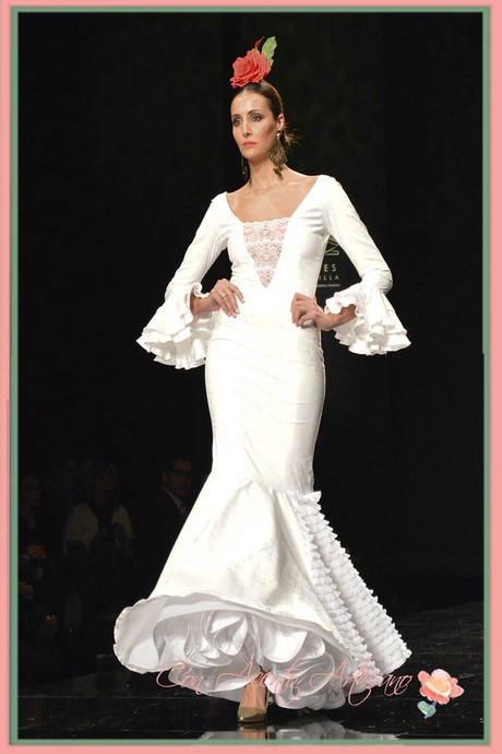 vestido-flamenca-blanco-71_8 Bijela Flamingo haljina