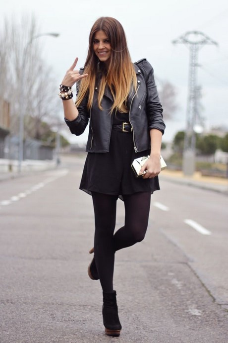 vestido-negro-con-chaqueta-20_10 Crna haljina s jaknom