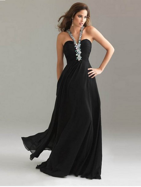 vestidos-de-graduacion-color-negro-81_4 Maturalne haljine u crnoj boji