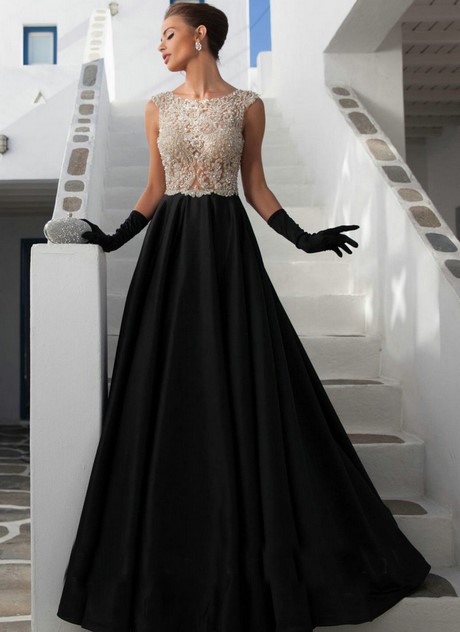 vestidos-de-noche-en-negro-38_19 Večernje haljine u crnoj boji