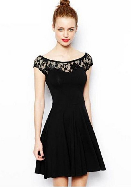 vestidos-elegantes-color-negro-84_18 Elegantne crne haljine