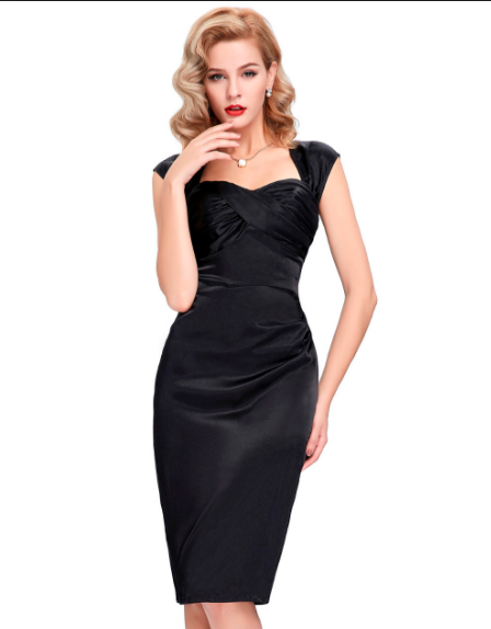 vestidos-negros-modernos-28 Moderna crna haljina