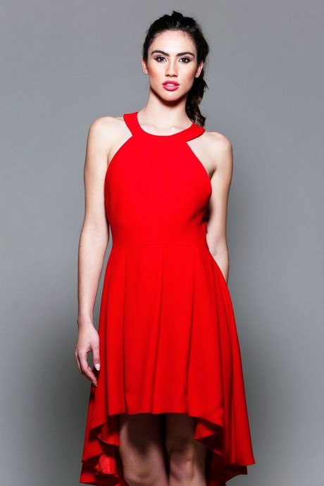 vestidos-rojos-para-coctel-09_17 Crvene koktel haljine