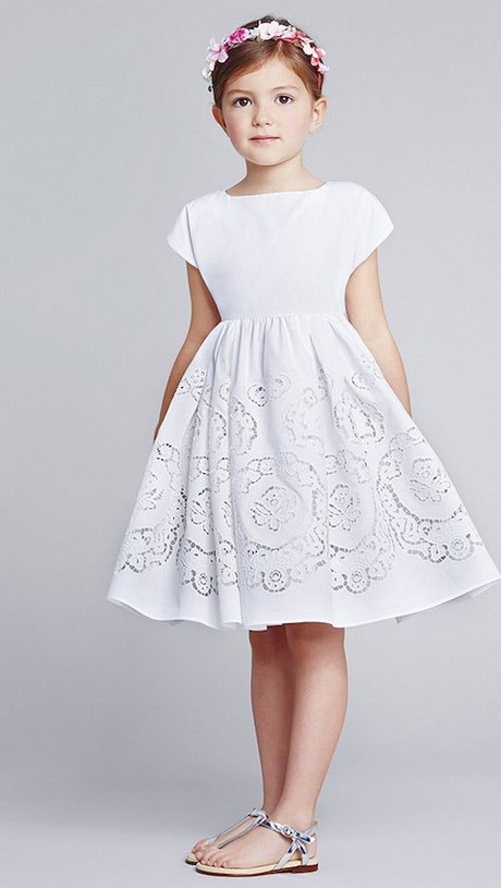 vestidos-blancos-para-nias-72 Bijele haljine za djevojčice
