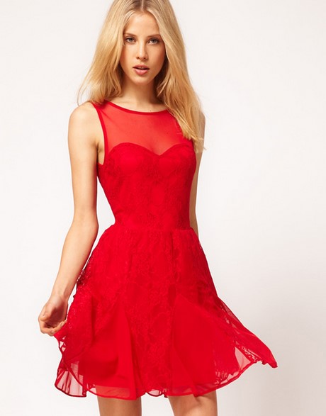 vestidos-bonitos-rojos-93_20 Lijepa crvena haljina