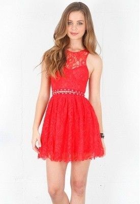vestidos-bonitos-rojos-93_4 Lijepa crvena haljina