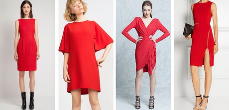 vestidos-rojos-informales-37_11 Casual crvene haljine
