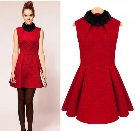 vestidos-rojos-informales-37_2 Casual crvene haljine
