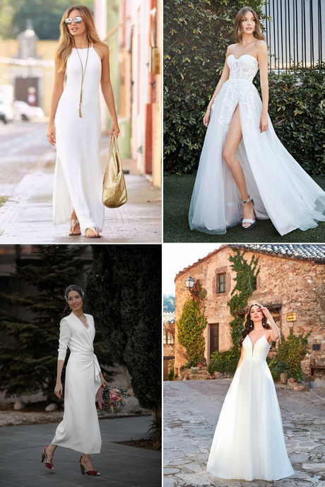 Duge bijele haljine 2023