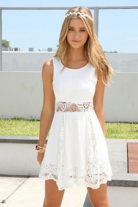 Bijele ljetne haljine