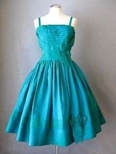 vestido-azul-vintage-21_9 Vintage plava haljina