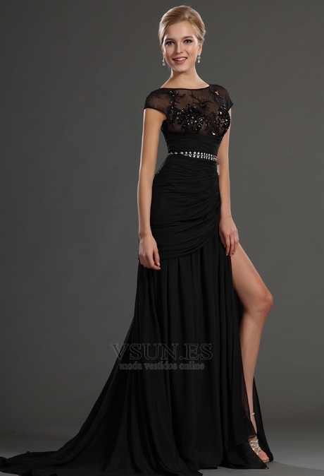 vestidos-para-fiesta-negros-59_5 Crna prom haljina