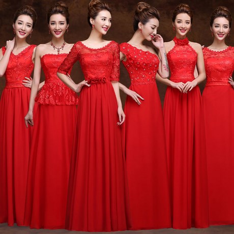 vestidos-de-dama-de-honor-color-rojo-41_2 Djeveruša haljina crvena