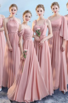 vestidos-de-dama-rosa-17_7 Pink Nevjesta Haljine