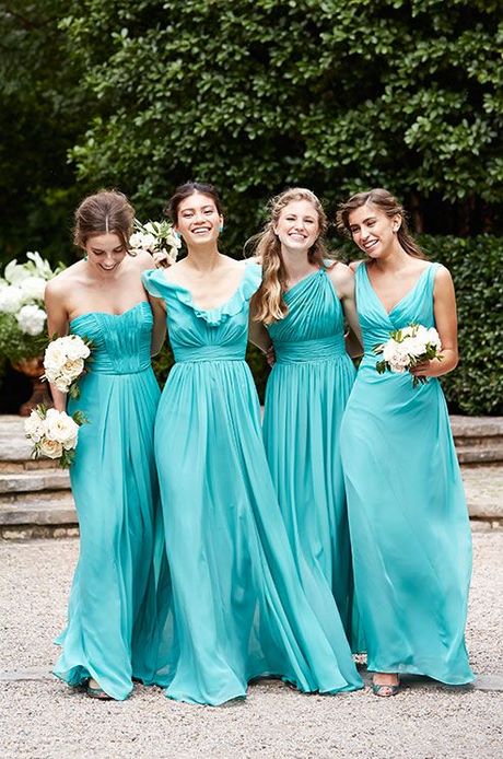 vestidos-de-damas-de-honor-azul-turquesa-09_6 Tirkizna plava djeveruša haljina