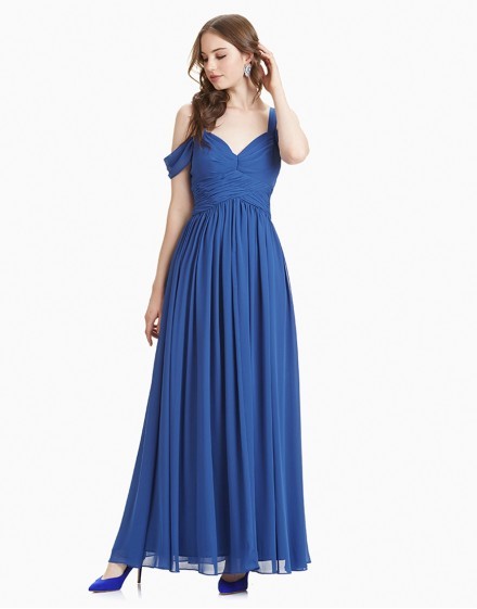 vestidos-de-damas-en-azul-38_14 Ženske haljine u plavom