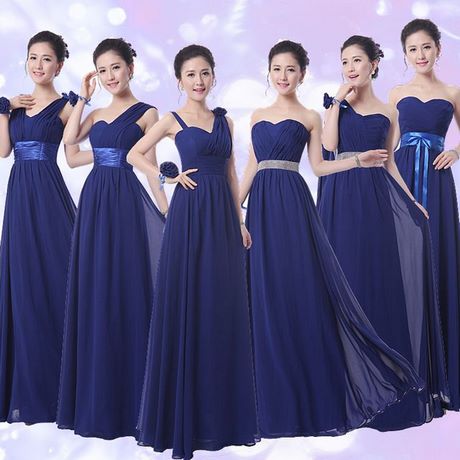 vestidos-de-damas-en-azul-38_4 Ženske haljine u plavom