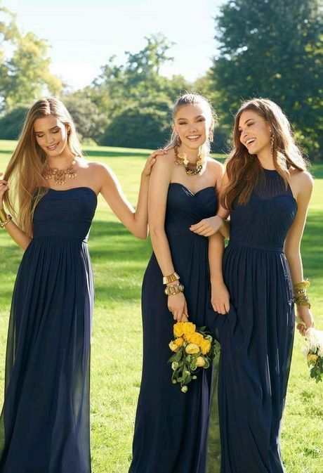 vestidos-de-damas-en-azul-38_5 Ženske haljine u plavom